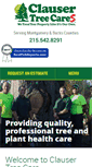 Mobile Screenshot of clausertreeservice.com